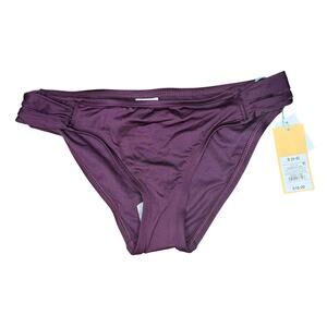 NWT Kona Sol Medium Coverage Hipster Bikini Bottom Size S